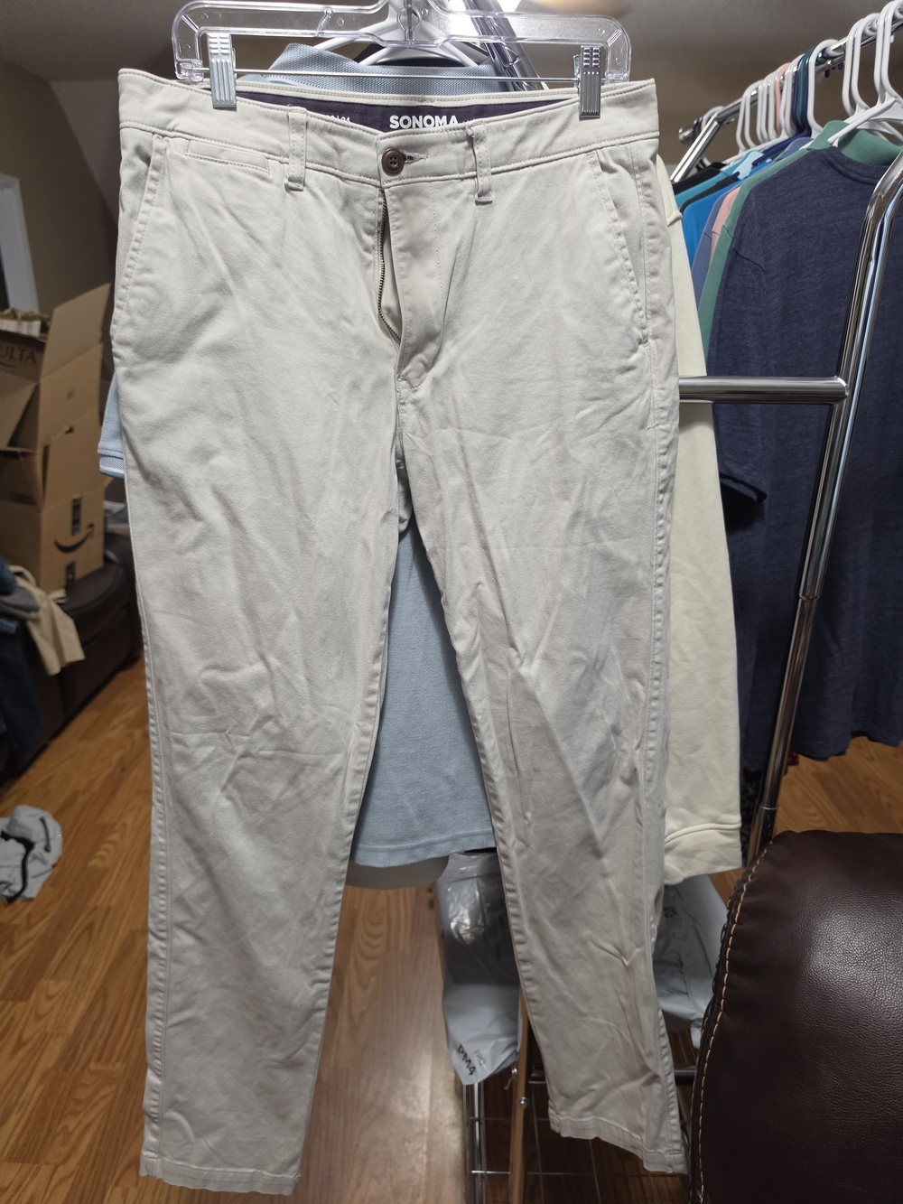 SONOMA Men's Chino Pants in Light Tan